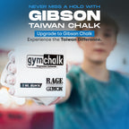 Gibson Athletic Powder Chalk Blocks, Magnesium Carbonate, Pack of 8, 1lb