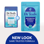 Dr Teal's Epsom Salt Magnesium Soak, Restorative Minerals with Magnesium, Potassium & Zinc, 3 lbs