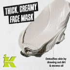 Buy now Kiehl's Rare Earth Pore Minimizer Face Mask, with Bentonite and Amazonian White Clay and Allantoin, Oil Absorbing Facemask for Normal to Oily Skin - 4.2 fl oz at indiglob india