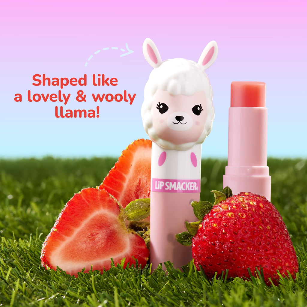 Buy now Lip Smacker Lippy Pals Llama, Flavored Moisturizing & Smoothing Soft Shine Lip Balm, Hydrating & Protecting Fun Tasty Flavors, Cruelty-Free & Vegan - Straw-ma-Llama berry at indiglob india