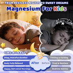 Kids Sleep Gummies Magnesium Glycinate D3 B6 Saffron No Melatonin Sleep Aid