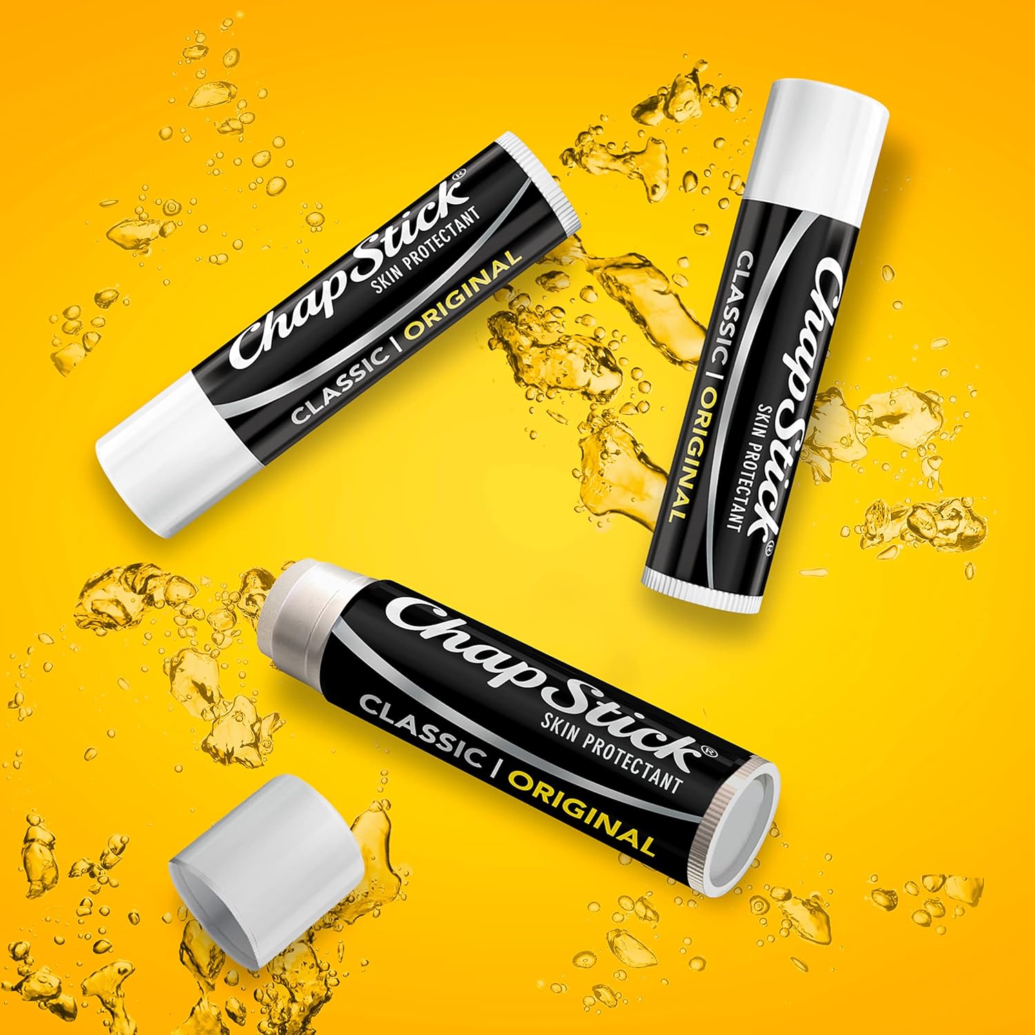 Buy now ChapStick Classic Original Lip Balm Tubes, Lip Care - 0.15 Oz (Pack of 3) at indiglob india