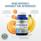 Vykee Nutrition Potassium Citrate Capsules Helps Electrolyte Balance 500 mg | Supplements for Electrolyte Balance, Muscle & Heart Health - Vegan, Non-GMO, Gluten Free - 500 mg, 120 Count