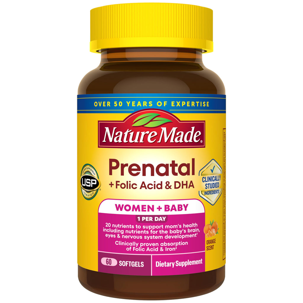 Nature Made Prenatal Multi + Dha, 200mg, 150 Softgels 2pack