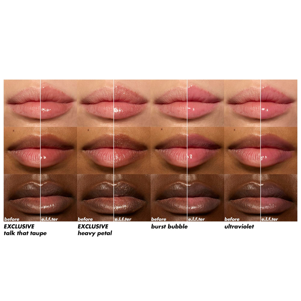 Buy now e.l.f. Glow Reviver Plumping Lip Oil Kit, Nourishing Tinted Lip Oils For A High-Shine Finish, Infused With Jojoba Oil, Vegan & Cruelty-Free, 4 Shades at indiglob india