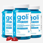 Goli Zero Sugar Ashwagandha Gummies with KSM-66, L-Theanine, Maca and Vitamin D - No Sugar Alcohols - Vegan, Keto-Friendly, Non-GMO