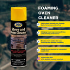 Zep Stove & Oven Cleaner 19 oz (2 Pack) + Blue Microfiber Rag