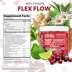 Clean Nutra Tart Cherry Gummies Uric Acid Flush Celery Milk Thistle Bromelain Vitamin C Magnesium Citrus Bergamot Ginger Stinging Nettle Leaf Chamomile Berberine Quercetin Support 60 Gummy Vitamins