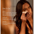 + Lux Unfiltered - Iced Latte Cooling Under Eye Patches - Eye Masks | Caffeine, Niacinamide & Hyaluronic Acid Eye Mask (10 Pairs) - Depuffs, Brightens Dark Circles, Hydrates - Vegan, Cruelty-Free