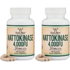 Nattokinase 2,000 FU, Cardiovascular + Blood Pressure Support, 120 Capsules | Blood Flow + Circulation Support, Fibrinolytic Enzyme, Nattokinase Supplement, Two Capsules for 4000 FU, Third-Party Tested