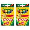 Crayola Crayons 24 ct (Pack of 2)