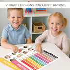 Fun Educational Posters for Toddlers - Set of 16 for Classroom & Homeschool