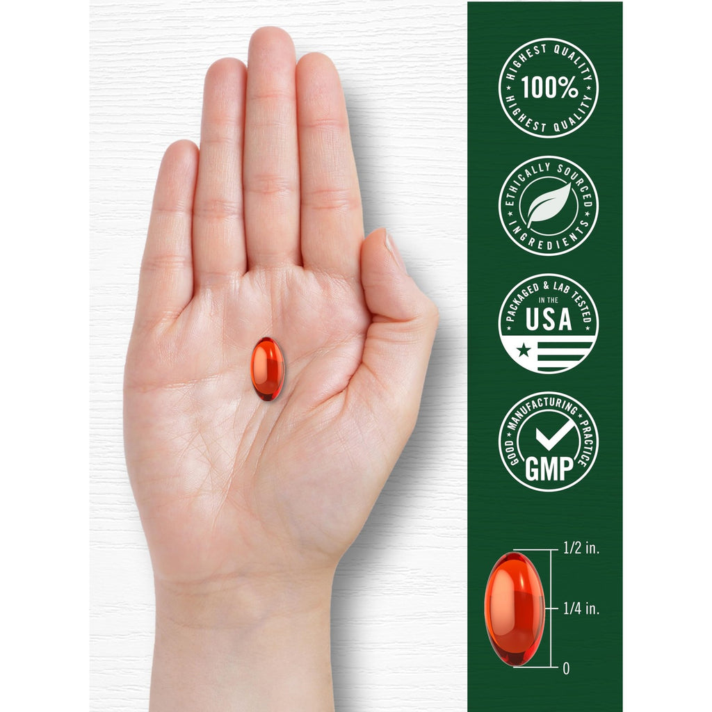 Carlyle Sea Buckthorn Oil Capsules | 200 Softgels | Non-GMO, Gluten Free