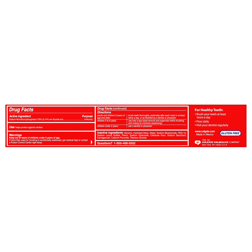 Buy now Colgate Baking Soda and Peroxide Whitening Bubbles Toothpaste, Brisk Mint, 8 Ounce at indiglob india