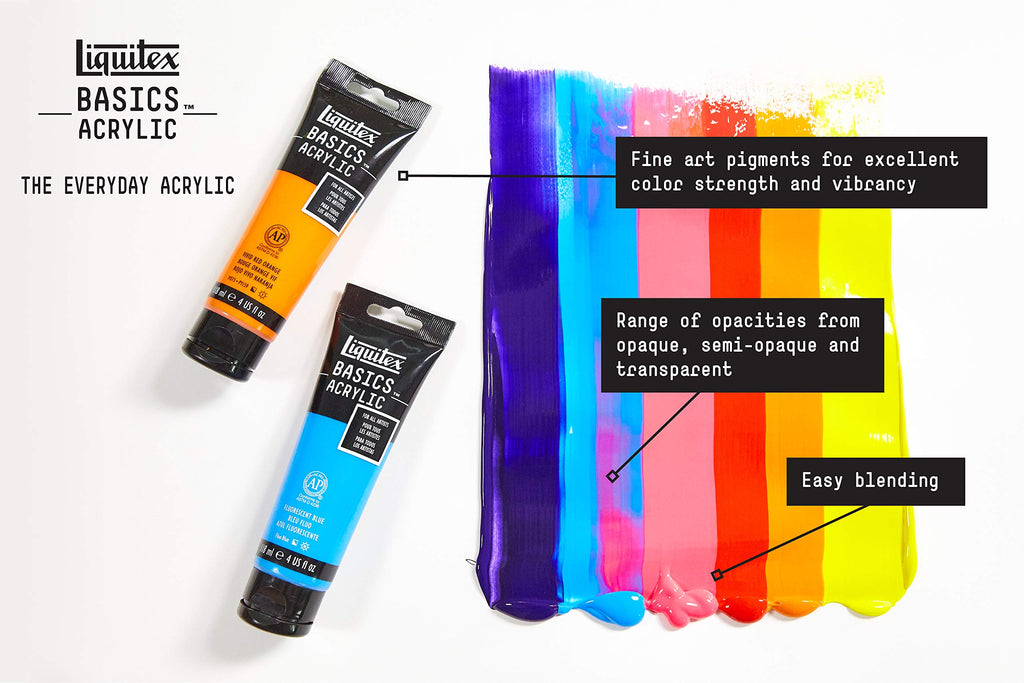 Buy now Liquitex BASICS Acrylic Paint Set, 72 x 22ml (0.74-oz) Tube Paint Set at indiglob india