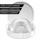 Anti Grinding Guard – Small Size for Women - Comfortable, Custom Fit, Non-Bulky, Moldable – (4) Teeth Grinding Guards & Case – Mouth Guard for Teeth Grinding, Woman Size - Small