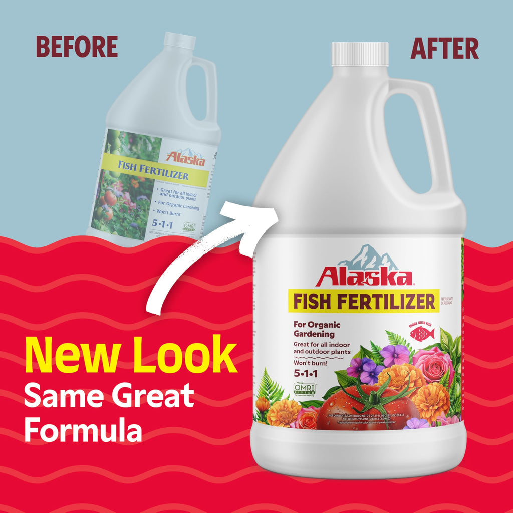 Alaska Fish Fertilizer for Plants, OMRI Listed 5-1-1