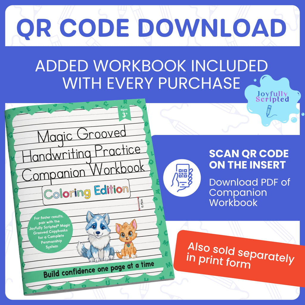 Reusable Grooved Handwriting Practice Books for Kids