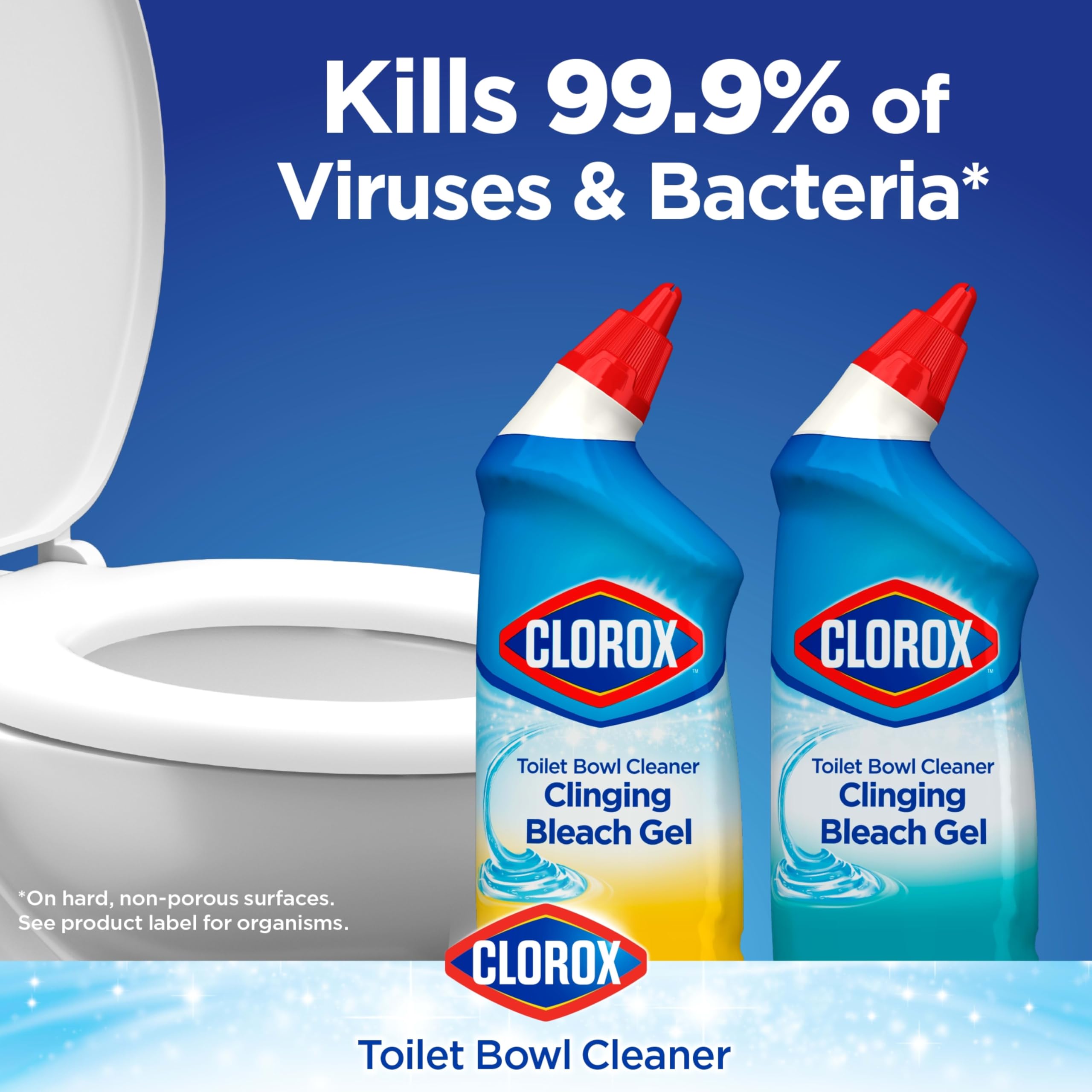 Buy now Clorox Toilet Bowl Cleaner with Bleach Variety Pack - 24 Ounces - Pack of 4 (Package May Vary) at indiglob india