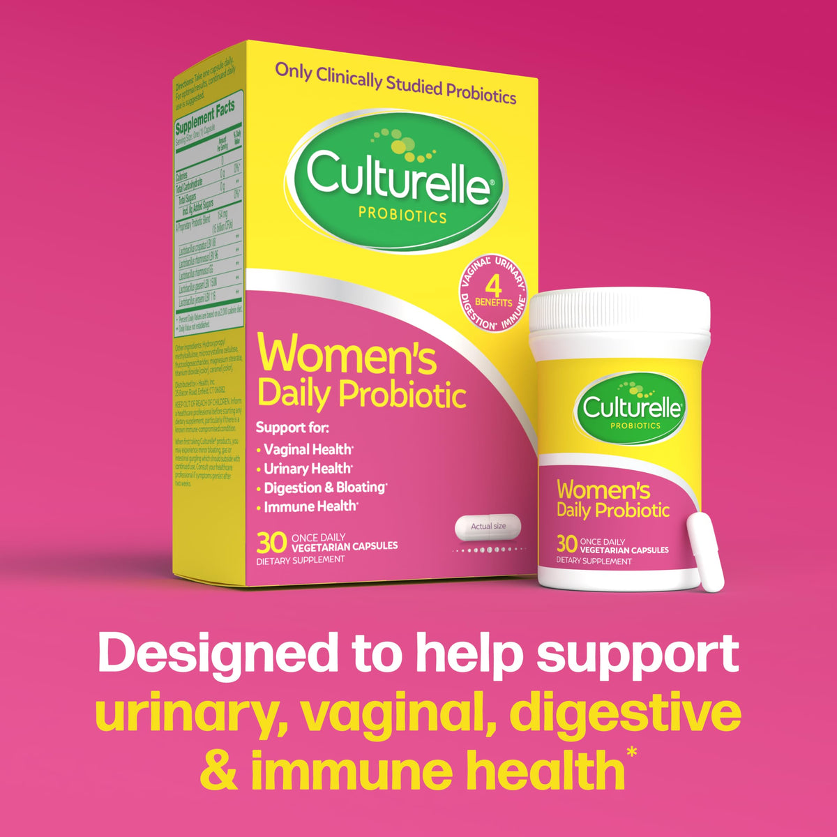 Culturelle Women's Daily Probiotic 30 Capsules