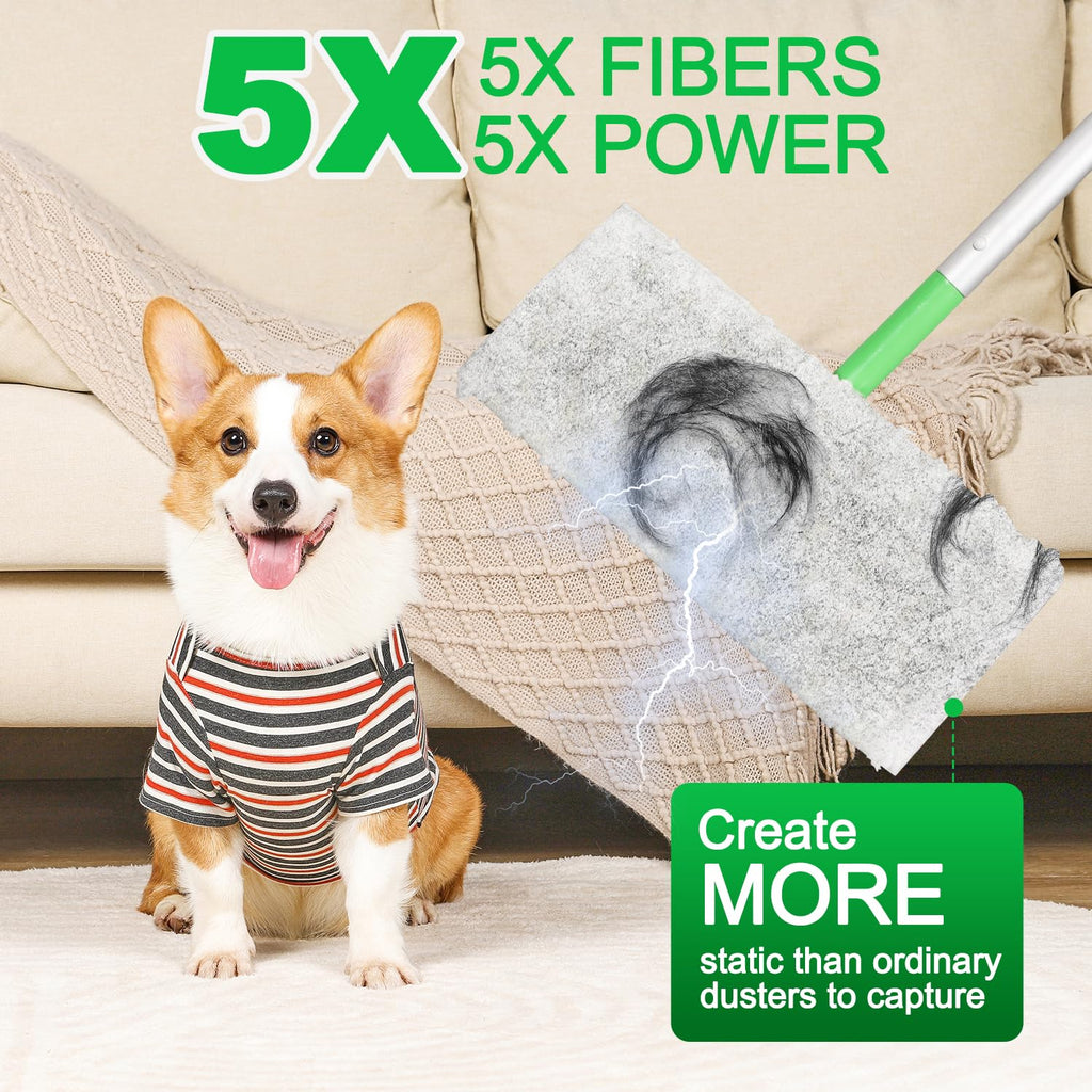 30 Count Heavy Duty Dry Cloths Pads for Swiffer Sweeper Mop