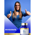 Carlyle Vitamin B-2 400mg | 180 Count | B2 Riboflavin