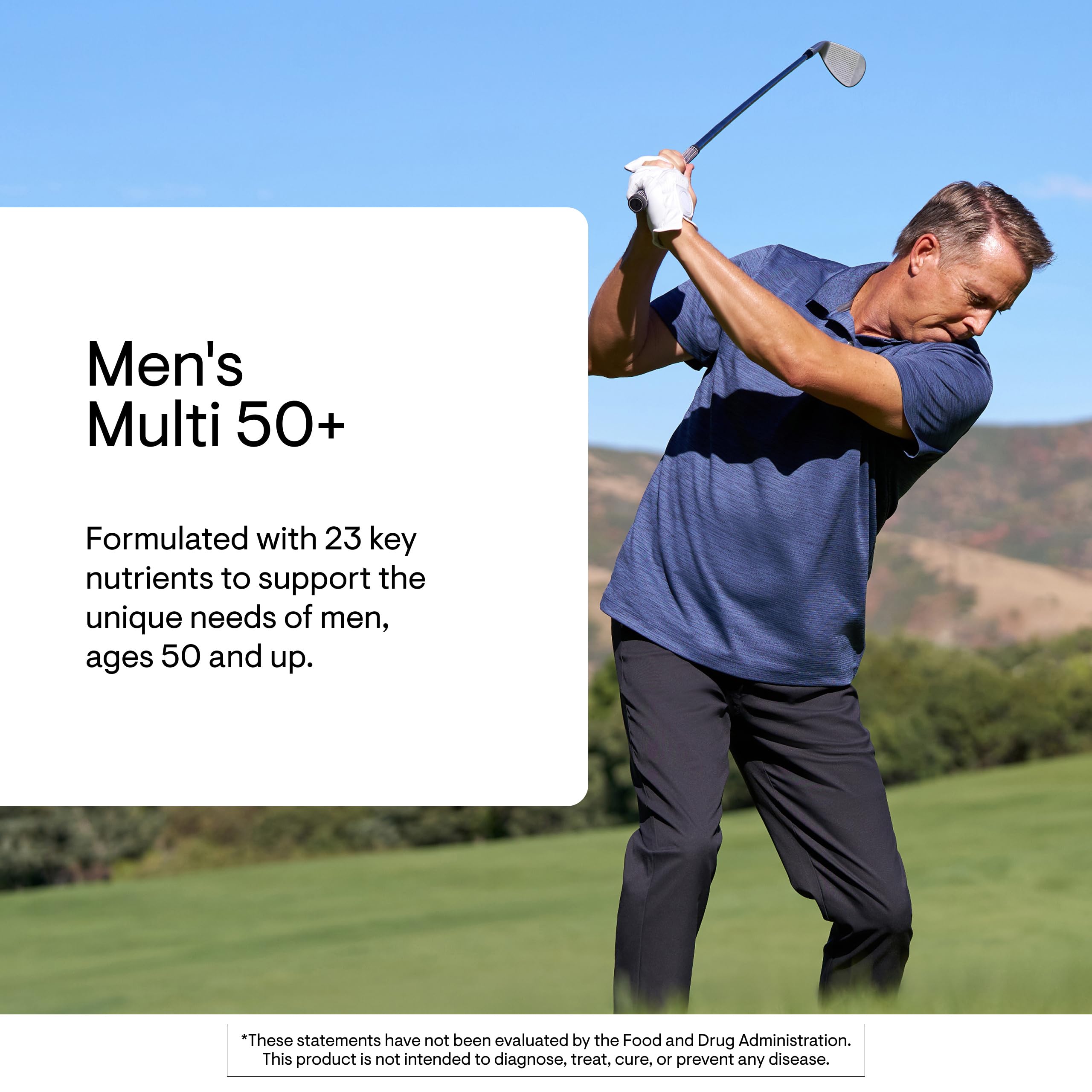 THORNE Men's Multi 50+, Comprehensive Daily Multi-Vitamin, 180 Capsules | Formulated with 23 Key Nutrients, Supports Prostate, Heart, Brain, Muscle & Immune Health*, Third-Party Certified