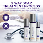 Biocorneum Silicone Scar Gel with SPF 30, Fast-Drying Scar Cream, 10g | Advanced Scar Treatment with Silishield®, Water Resistant Silicone Gel for Scars New & Old, Scar Cream for Surgical Scars