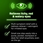 Buy now Visine A.C. Itchy Eye Relief Eye Drops with Zinc Sulfate & Tetrahydrozoline HCl, Eye Drop Treatment with Redness Reliever & Astringent for Itchy, Red, Watery & Irritated Eyes, 0.5 fl. oz at indiglob india