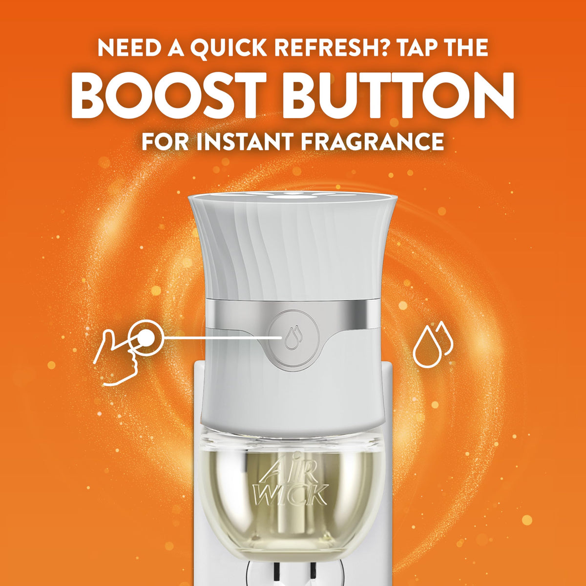 Air Wick Plug In Scented Oil Refills, Sweet Peach & Sunshine, 4ct