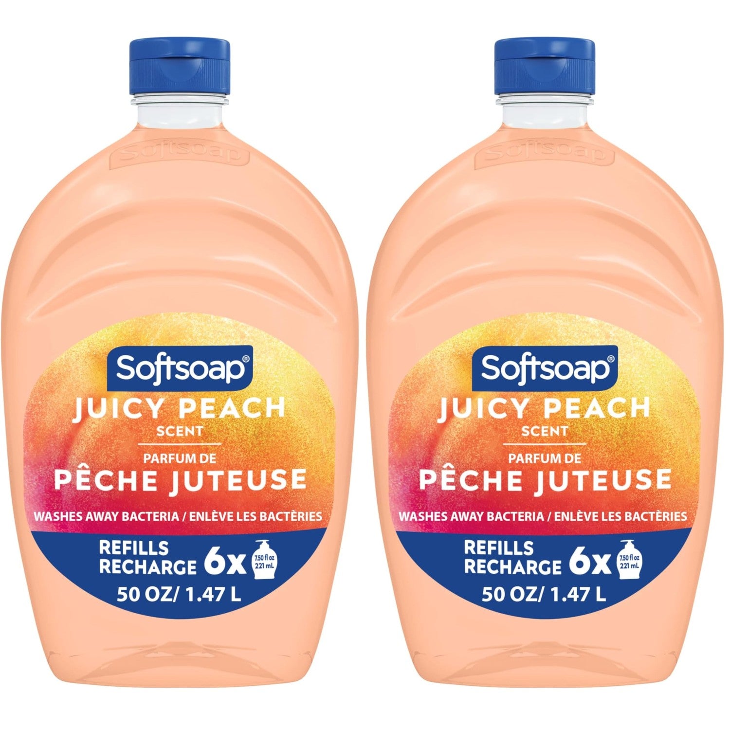 Buy now Softsoap Milk & Honey Scented, Liquid Hand Soap Refill, 50 Ounce Juicy Peach 50 Fl Oz (Pack of 2) at indiglob india