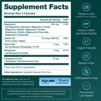 High Absorption Magnesium Glycinate Complex 500mg, 7-in-1 with Vegan D3 | Oxide-free and filler-free, 7 bioavailable forms including glycinate, citrate & malate for sleep, cramps & stress, vegan, USA