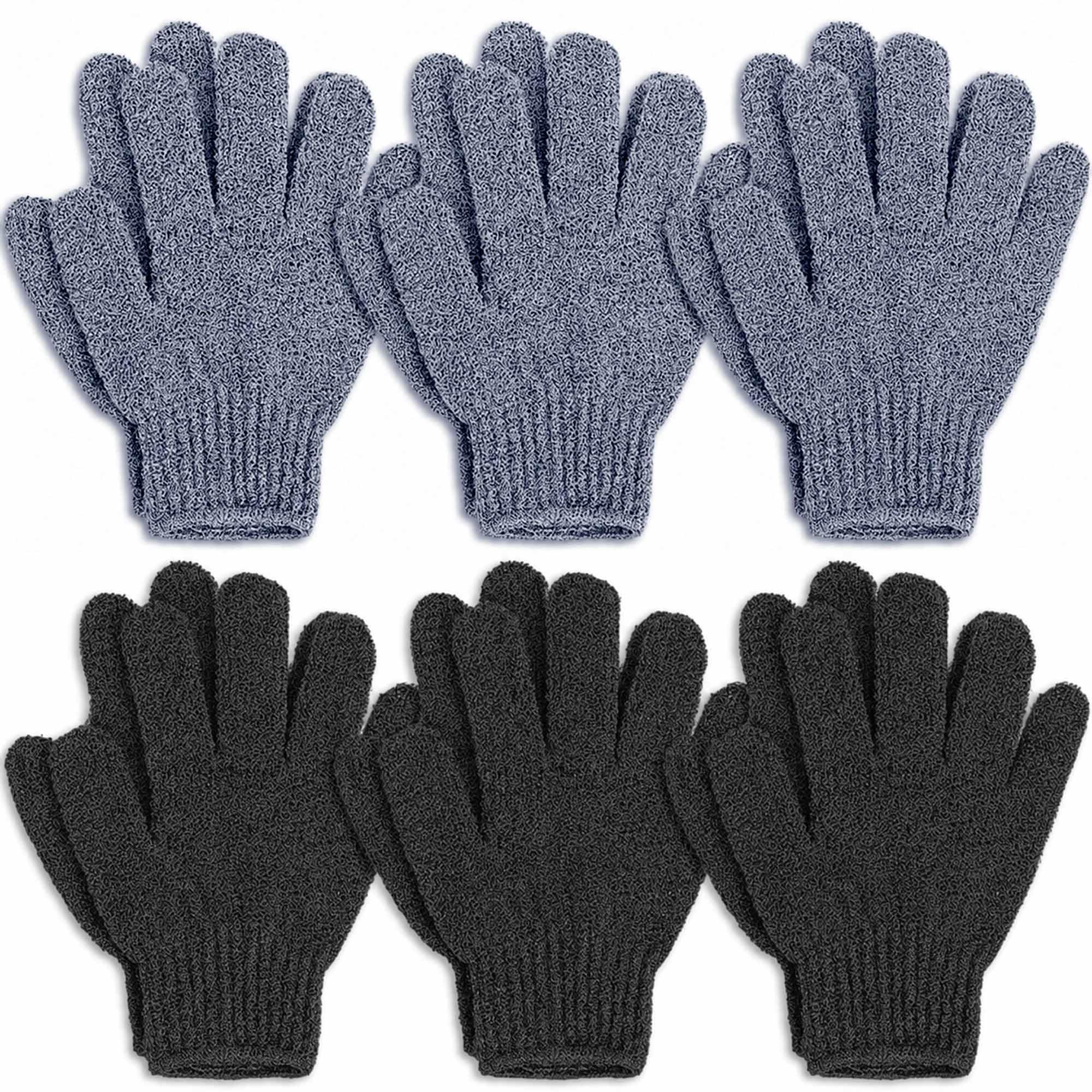 12 Pcs Exfoliating Gloves, Exfoliating Body Scrubber Exfoliator, Korean Exfoliating Mitt, Dead Skin Remover, Exfoliate Bath Shower Gloves, Moroccan Hand Body Scrub Mitt, Loofah Wash Cloth Washcloth | exfoliating