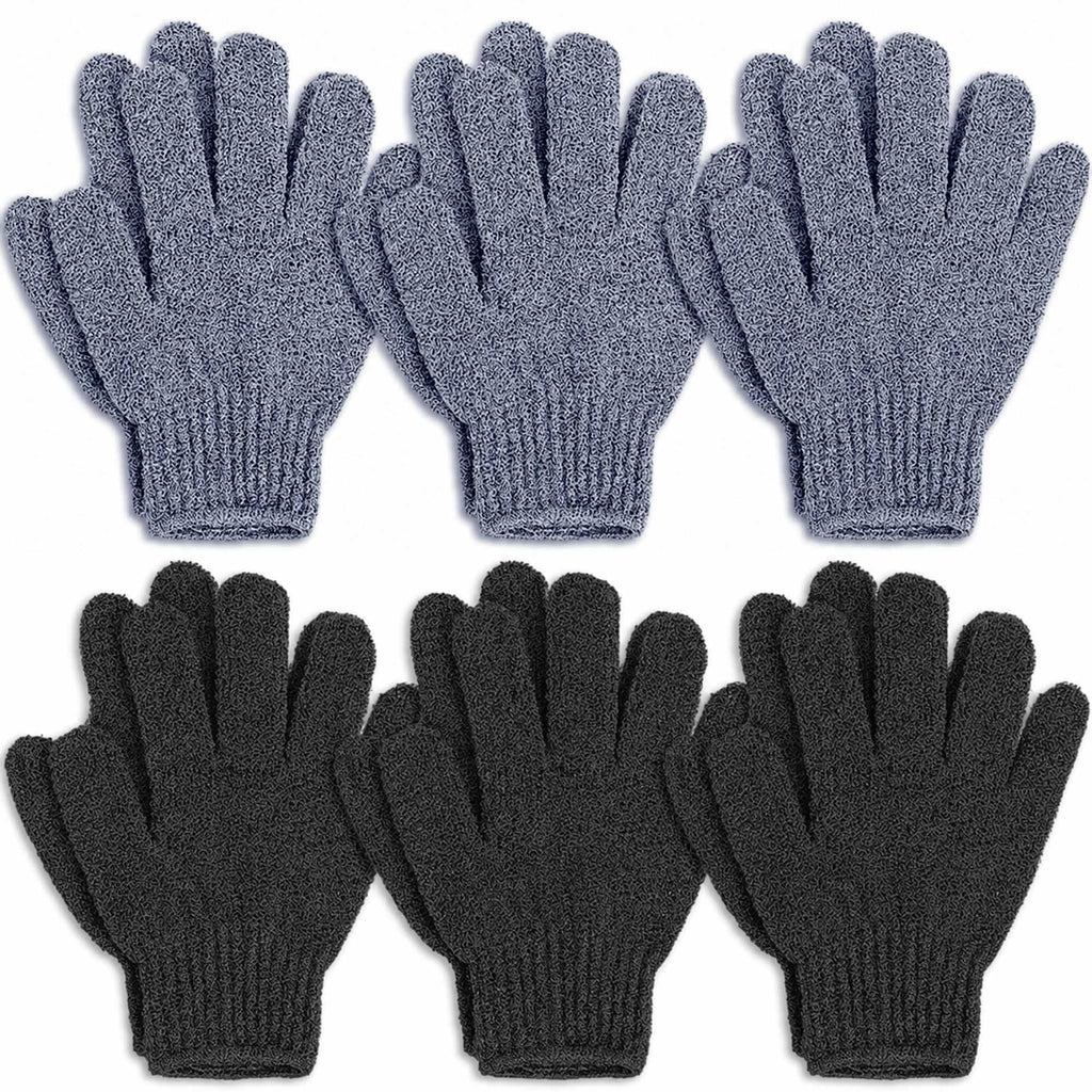 12 Pcs Exfoliating Gloves, Exfoliating Body Scrubber Exfoliator, Korean Exfoliating Mitt, Dead Skin Remover, Exfoliate Bath Shower Gloves, Moroccan Hand Body Scrub Mitt, Loofah Wash Cloth Washcloth | exfoliating