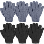12 Pcs Exfoliating Gloves, Exfoliating Body Scrubber Exfoliator, Korean Exfoliating Mitt, Dead Skin Remover, Exfoliate Bath Shower Gloves, Moroccan Hand Body Scrub Mitt, Loofah Wash Cloth Washcloth | exfoliating