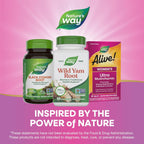 Buy now Nature's Way Wild Yam Root Capsules, Women's Traditional Health Support*, 700 mg per 2-Capsule Serving, Non-GMO Project Verified, 100 Vegan Capsules (Packaging May Vary) at indiglob india