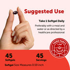 Micro Ingredients Astaxanthin 12mg Per Serving with MCT Oil, 45 Softgels | Natural Microalgae Sourced Astaxanthin Supplement. Easy-to-Swallow Softgels. Non-GMO, Gluten Free, Soy Free.