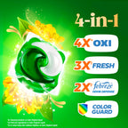 Gain Plus Flings Liquid Laundry Detergent Pacs, Gain's Best Clean, All-In-One, Original Scent, 45 Count