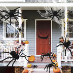 Colovis 8 PCS Halloween Spider Decorations for Indoor and Outdoor