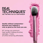 Real Techniques Miracle Eyelash Curler, Lash Tool for Mascara, Pink | Lifted lashes, eyelash curler for all eye shapes, pink eyelash curler, pinch-free curved edge