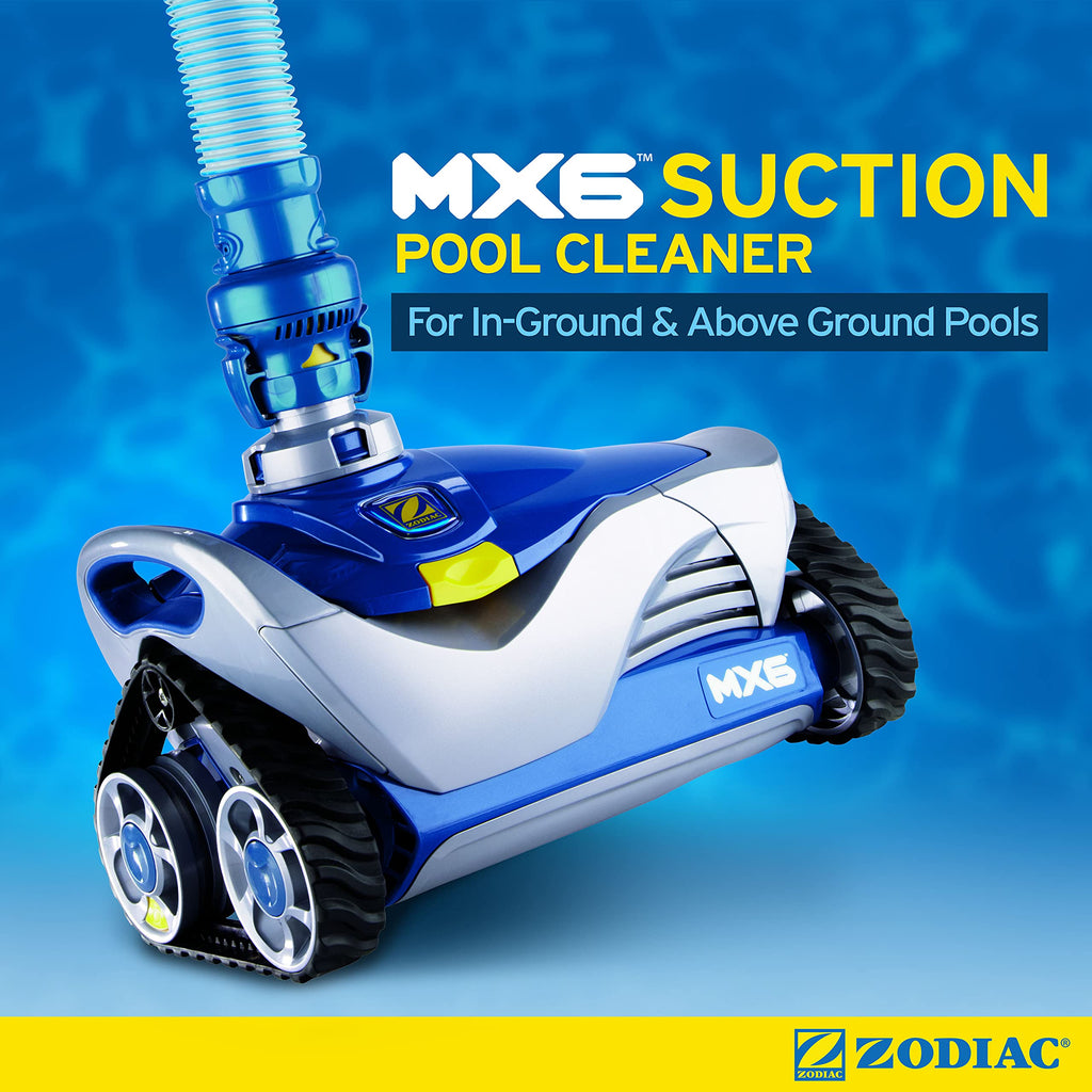 Zodiac MX6 Suction-Side In-Ground Pool Cleaner, Cyclonic Suction