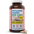 Yerba Prima Psyllium Husks Veg Caps, 400 Capsules (625mg) - Vegan, Non-GMO, Gluten Free, Colon Cleanser, Daily Fiber Supplement for Gut Health & Regularity