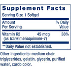 Buy now Life Extension Low Dose Vitamin K2 â€“ Supports Arterial Health â€“ Non-GMO, Gluten-Free â€“ 90 Softgels at indiglob india