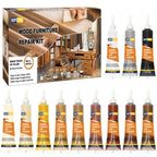 Hupeyna Wood Furniture Repair Kit, 12 Colors Wood Repair Kit, Wood Fillers