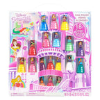 Disney Princess Nail Polish Set, 18-Piece Peel-Off for Girls, Ages 3+