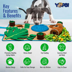Snuffle Mat for Dogs Large Breed 39.4''x23.6''- Interactive Dog Toys for Boredom - Sniff mat - Mental Stimulation - Enrichment Toys