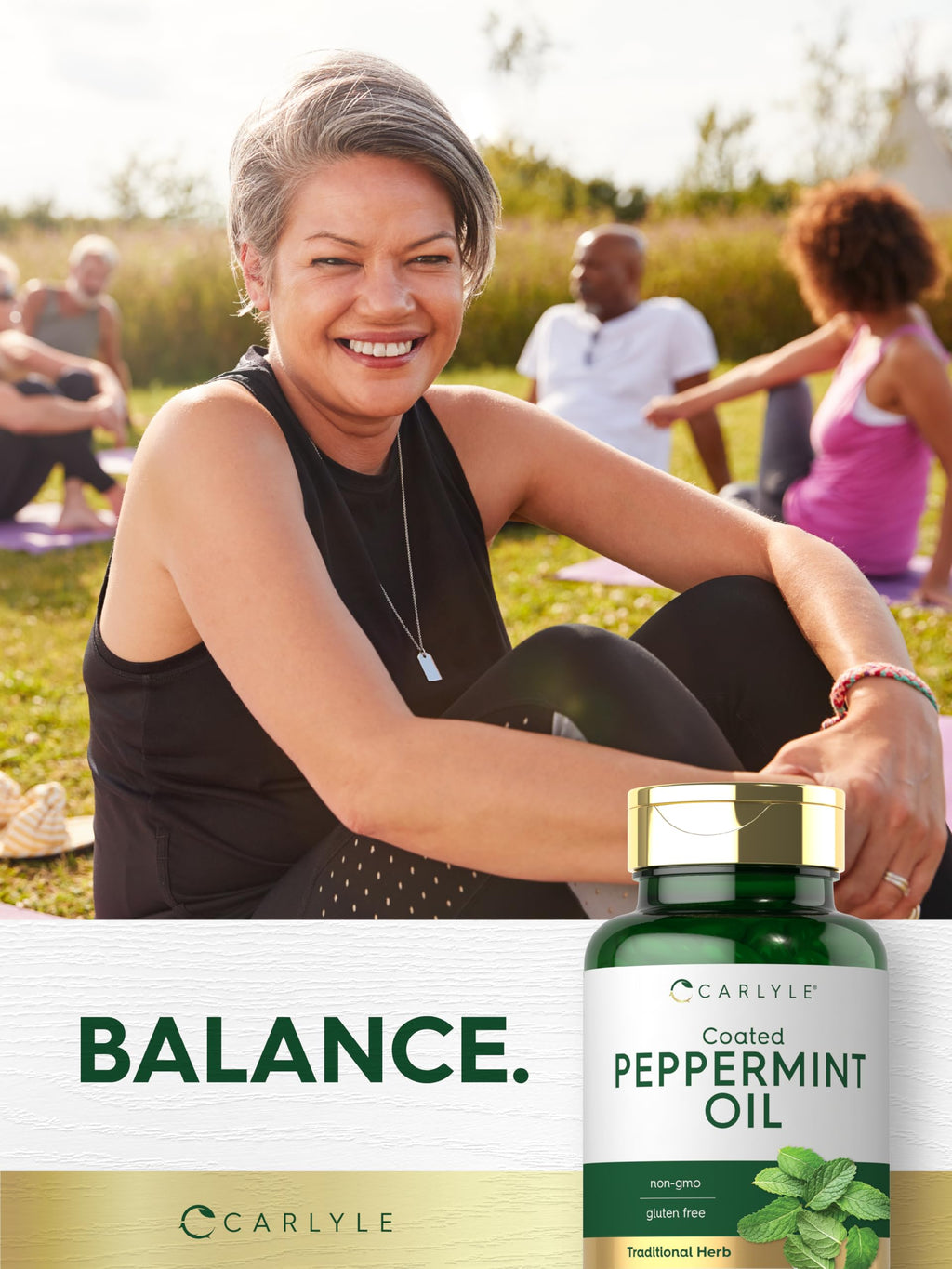 Carlyle Peppermint Oil Capsules | 150 Softgels | Herbal Supplement