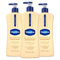 Vaseline Nourishing Moisture Body Lotion Dry Skin + Oat Extract 20.3oz 3ct
