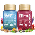 Myo Inositol & Cortisol Supplements for Women, Dual Formula, 120 Softgels