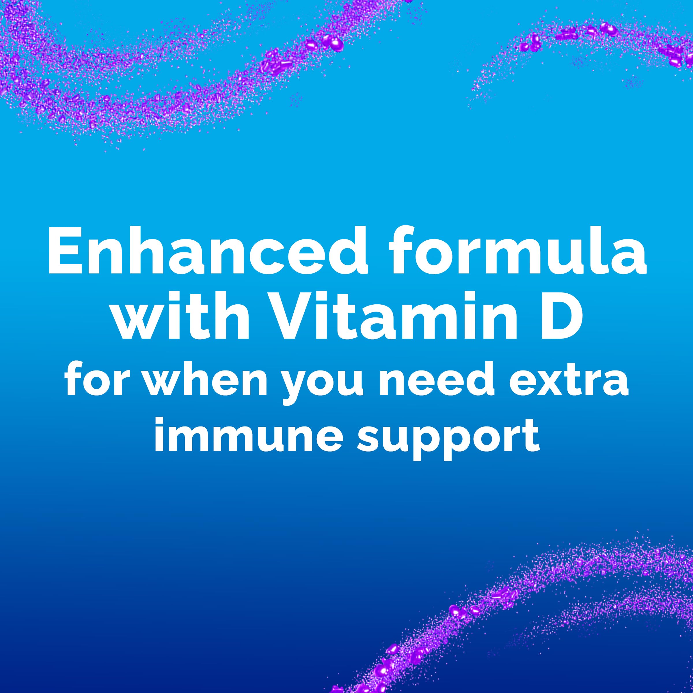 Emergen-C Immune Plus Crystals, On-the-Go Immune Support Supplement with Vitamin C, Vitamin D, B Vitamins, Zinc and Manganese, Berry Lemonade, Back to School Essentials - 28 Stick Packs